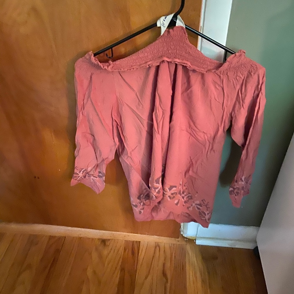 Tantrums off the shoulder shirt